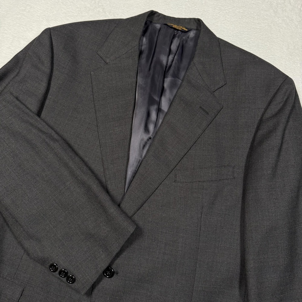 Brooks Brothers Blazer Sport Coat Mens 45R Worsted Wool Brooksease USA Made 5043